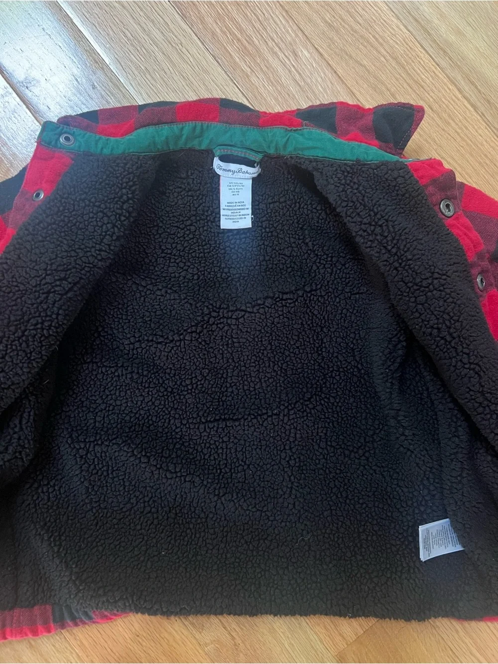 Tommy Bahama fleece lined